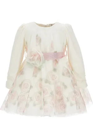 MONNALISA Kleid aus bedrucktem Tüll