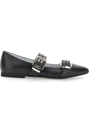 MONNALISA Ballerinas aus Leder mit Schnalle