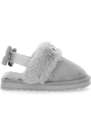 MONNALISA Pantoletten aus Wildleder mit Strass