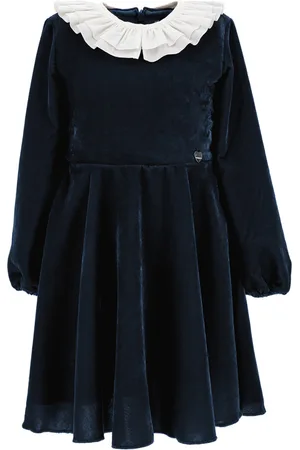 MONNALISA Godetkleid aus glattem Samt