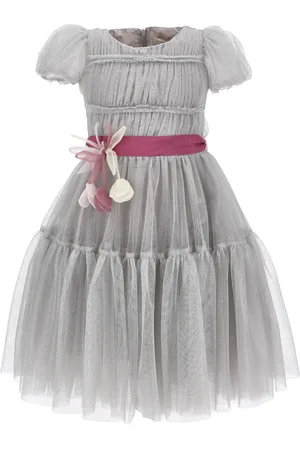 MONNALISA Romantisches Kleid aus Glitzertüll