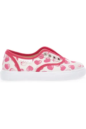 MONNALISA Herzförmige Canvas-Sneaker