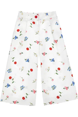 MONNALISA Hose aus botanischem Satin