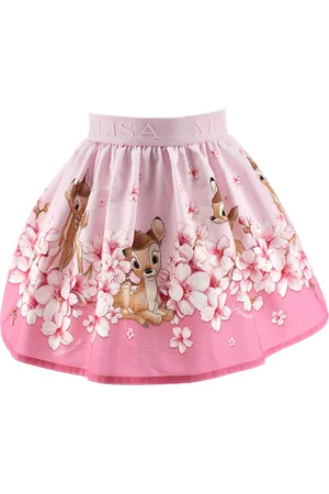 MONNALISA Baumwollrock mit Bambi-Print