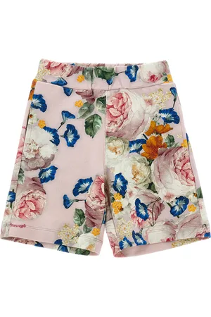 MONNALISA Bermuda aus Jersey mit Rosenprint