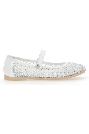 MONNALISA Ballerinas aus Strass-Mesh