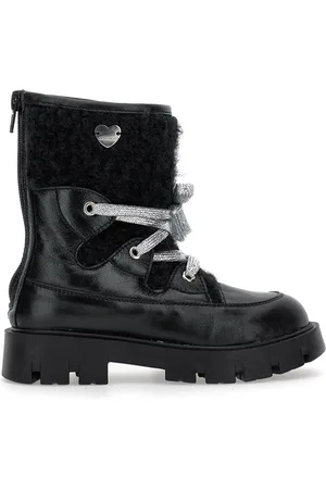 MONNALISA Beschichtete Stiefeletten mit Fell