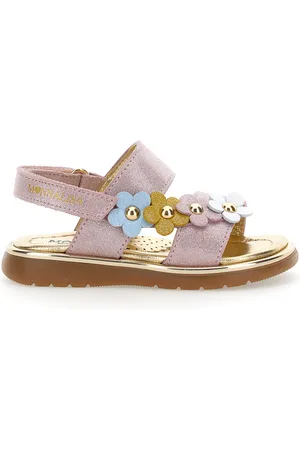 MONNALISA Sandalen mit Gänseblümchenriemen