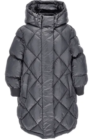 MONNALISA Lange wattierte Jacke in Satinoptik
