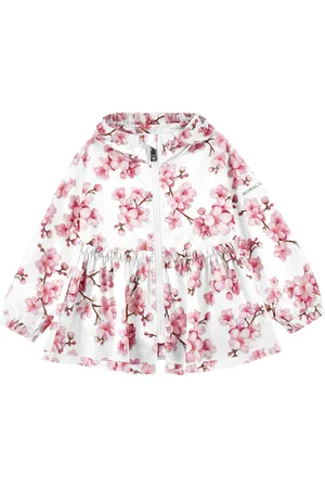 MONNALISA Windjacke mit Pfirsichblüten-Print