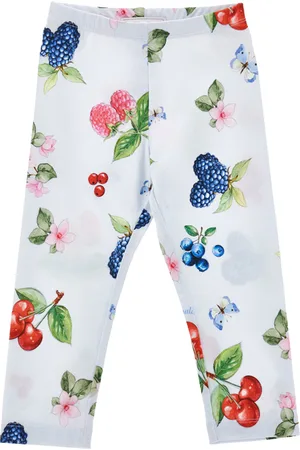 MONNALISA Jersey-Leggings mit Fruchtdruck