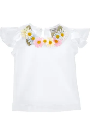 MONNALISA Jersey-T-Shirt mit Gänseblümchen