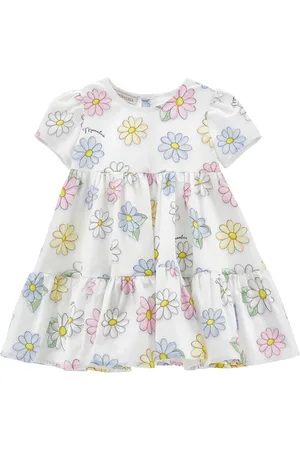 MONNALISA Kleid aus Popeline mit Gänseblümchenmuster