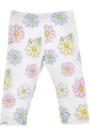 MONNALISA Gänseblümchen-Jersey-Leggings