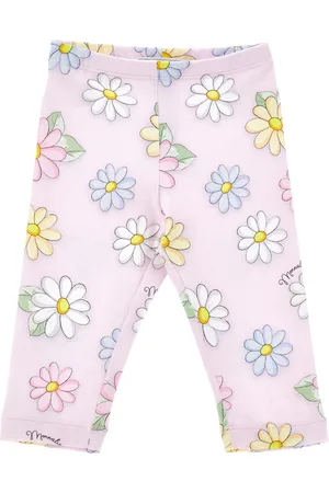 MONNALISA Gänseblümchen-Jersey-Leggings