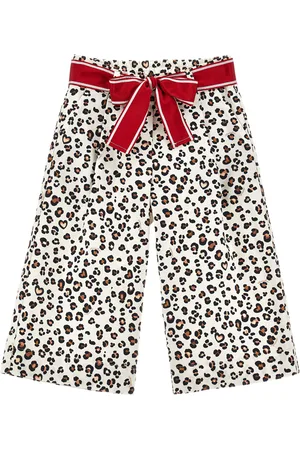 MONNALISA Hose aus Gabardine mit Animal-Print