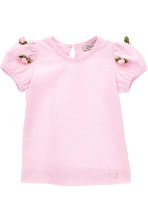 MONNALISA Jersey-T-Shirt mit kleinen Rosen