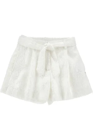 MONNALISA Bestickte Georgette-Shorts