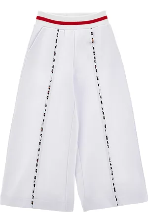 MONNALISA Zweifarbige Palazzo-Hose aus Fleece