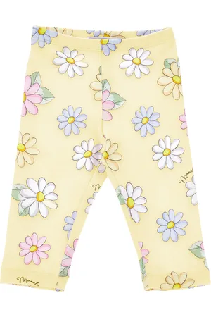 MONNALISA Gänseblümchen-Jersey-Leggings