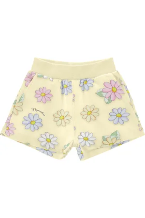 MONNALISA Sweatshirt-Shorts mit Gänseblümchen