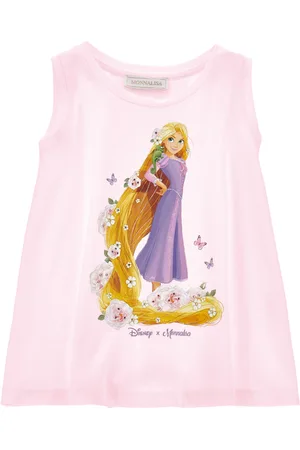 MONNALISA Ärmelloses Maxi-T-Shirt Rapunzel