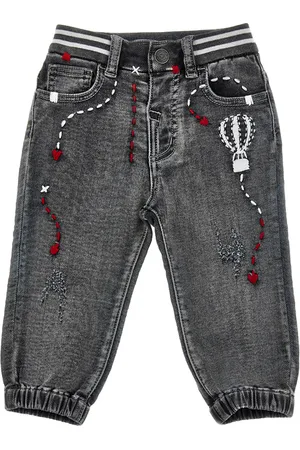 MONNALISA Bestickte Jeanshose