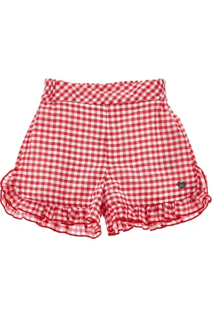 MONNALISA Shorts aus Vichy-Musselin