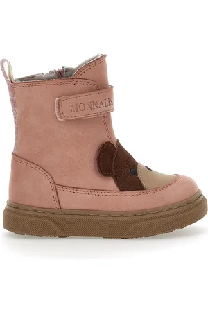 MONNALISA Nubuk-Stiefel mit Lammfell an der Innenseite