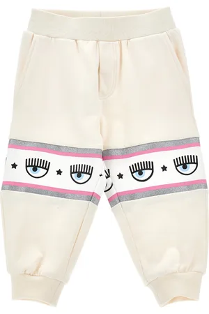 Chiara Ferragni Sweathose mit breitem Logomaniestreifen