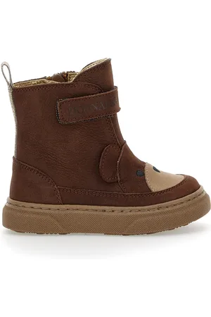 MONNALISA Nubuk-Stiefel mit Lammfell an der Innenseite