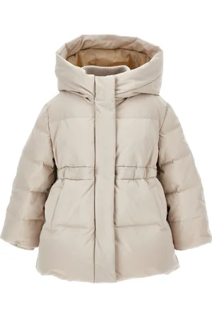 MONNALISA Lange Nylonjacke mit echten Daunen