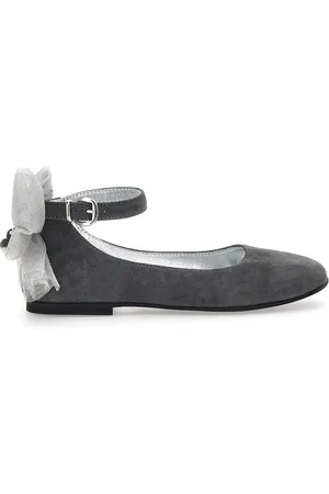MONNALISA Ballerina aus Wildleder mit Schleife