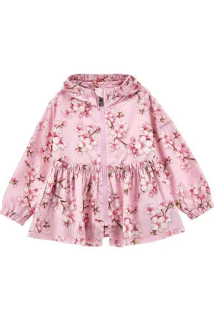 MONNALISA Windjacke mit Pfirsichblüten-Print