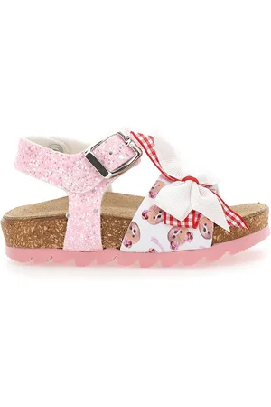 MONNALISA Glitzersandalen mit Schleifen