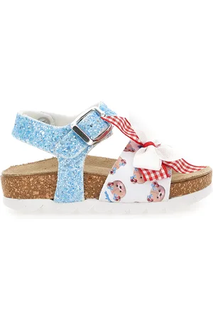 MONNALISA Glitzersandalen mit Schleifen