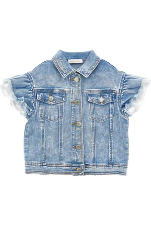 MONNALISA Weste aus Stretch-Denim