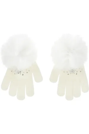 MONNALISA Handschuhe aus Wollgemisch mit Strass