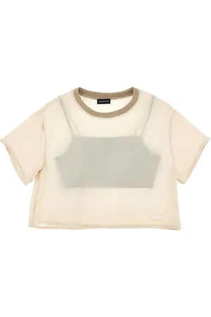 MONNALISA Georgette-T-Shirt mit Oberteil