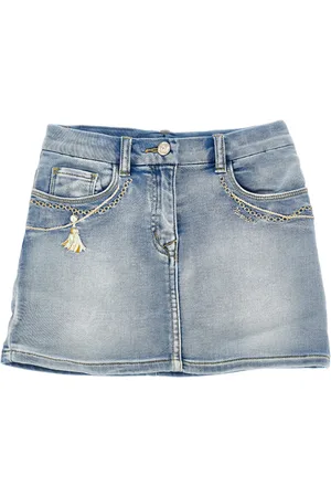 MONNALISA Jeansminirock mit Stickerei