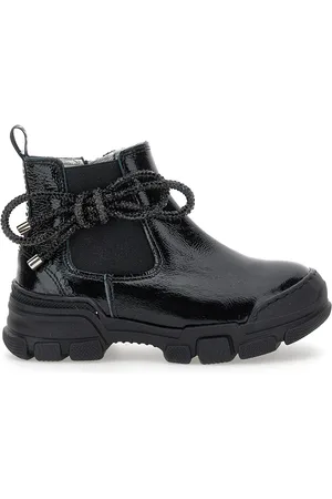 MONNALISA Beatle-Boots aus Lackleder in Nappaoptik