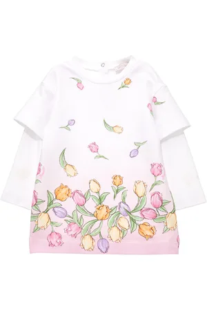 MONNALISA Sweatkleid mit doppelten Ärmeln