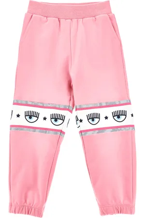 Chiara Ferragni Jogginghose aus Sweatstoff mit breitem Logomanie-Streifen