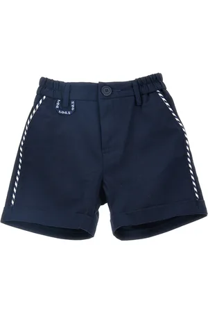 MONNALISA Einfarbige Bermudashorts aus Gabardine