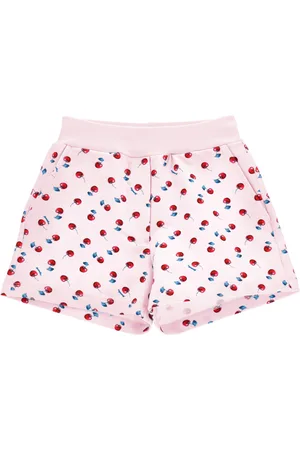 MONNALISA Shorts aus Baumwolle mit Kirschprint