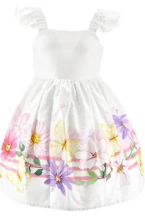MONNALISA Kleid aus geblümtem Popeline