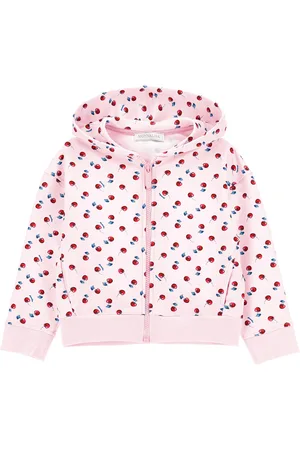 MONNALISA Sweatjacke mit Kirschprint