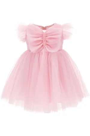 MONNALISA Kleid aus Seidentüll mit Maxischmetterling