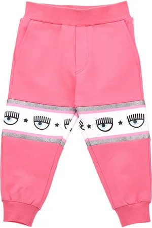 Chiara Ferragni Jogginghose aus Sweatstoff mit breitem Logomanie-Streifen