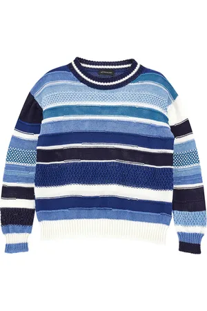 MONNALISA Gestreifter Pullover aus Baumwolle
